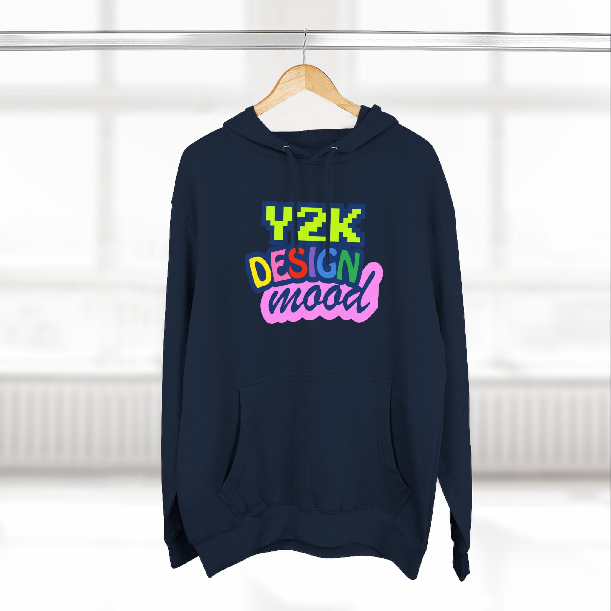 Y2K Style Fleece Hoodie, Graphic Hoodie, Retro Streetwear, Cozy Gift, Casual Fashion, Unique Designs