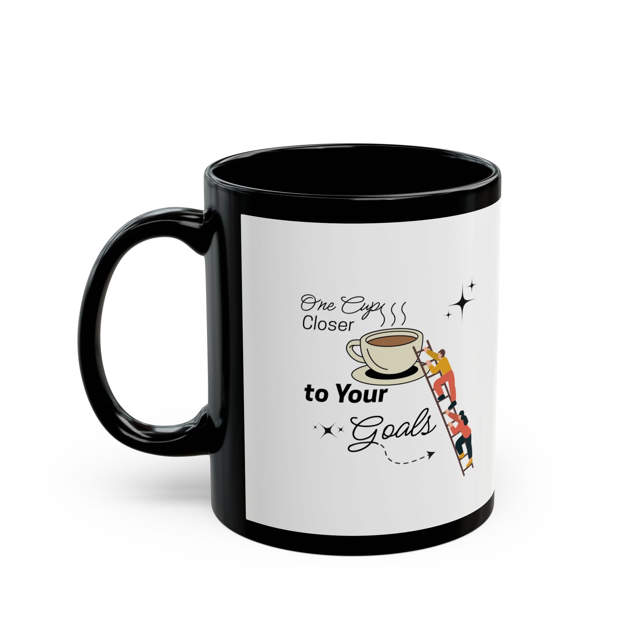 Motivational Coffee Mug - One Cup Closer to Your Goals