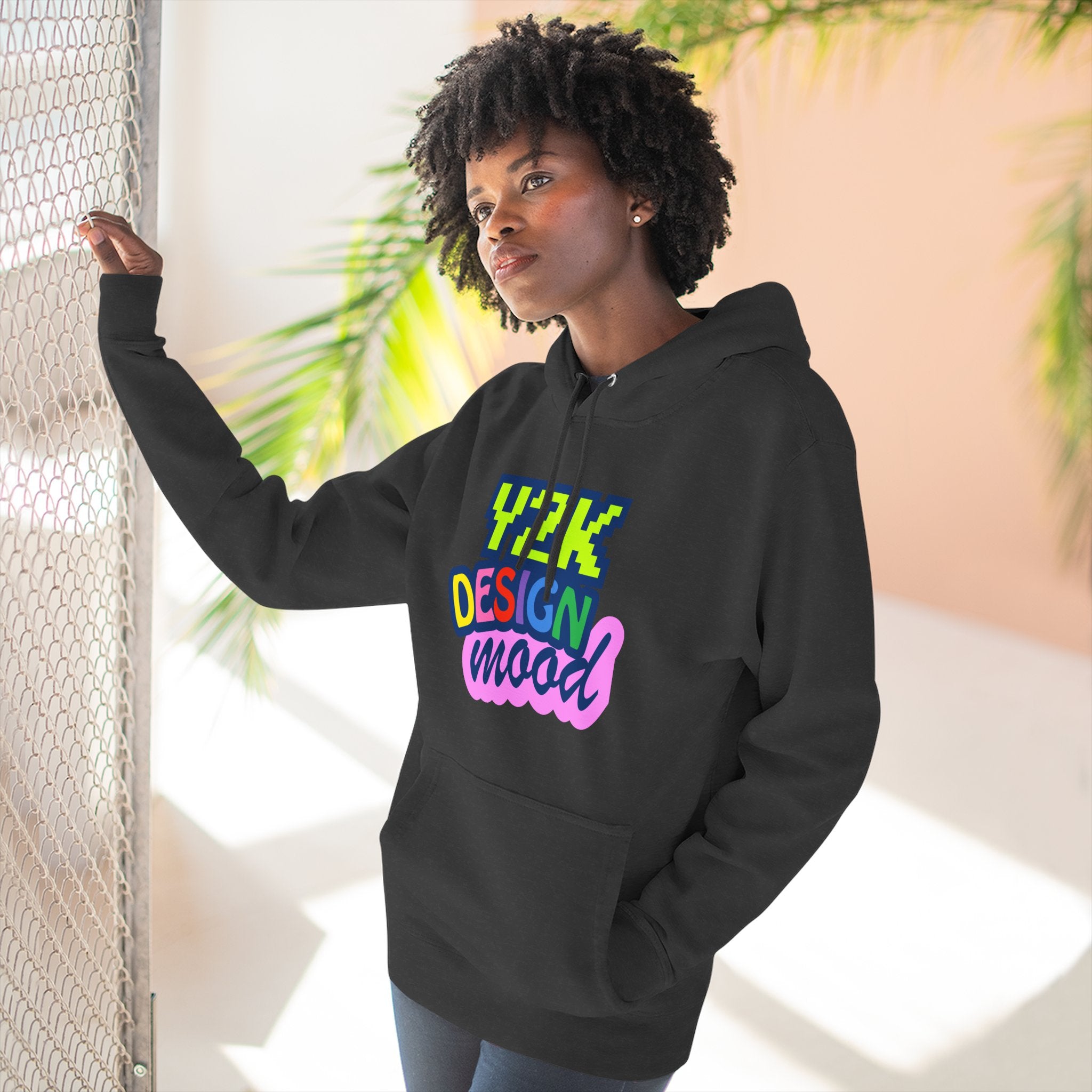 Y2K Style Fleece Hoodie, Graphic Hoodie, Retro Streetwear, Cozy Gift, Casual Fashion, Unique Designs