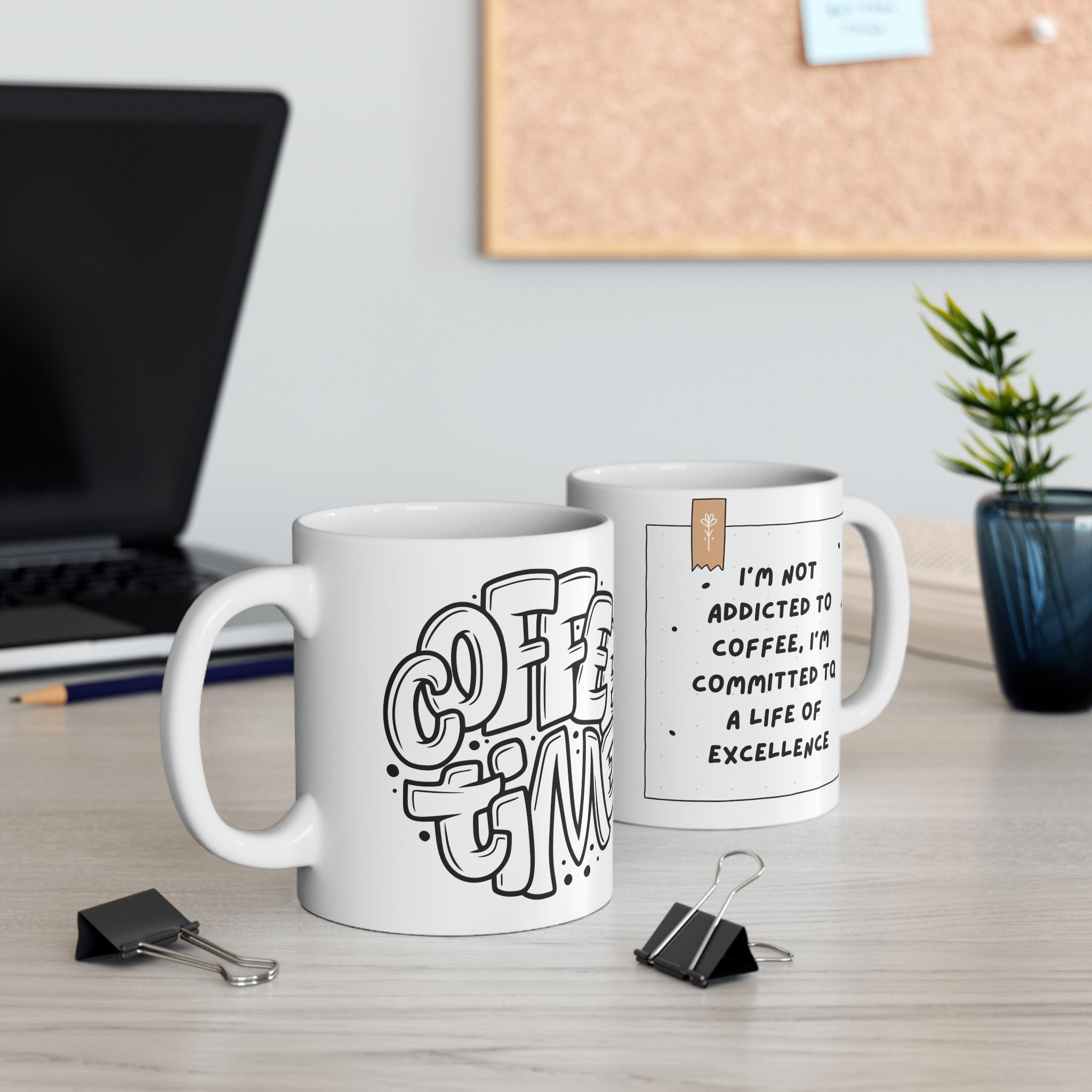 Inspirational Ceramic Coffee Mug - Motivational Quote Design, Perfect Gift for Friends and Family