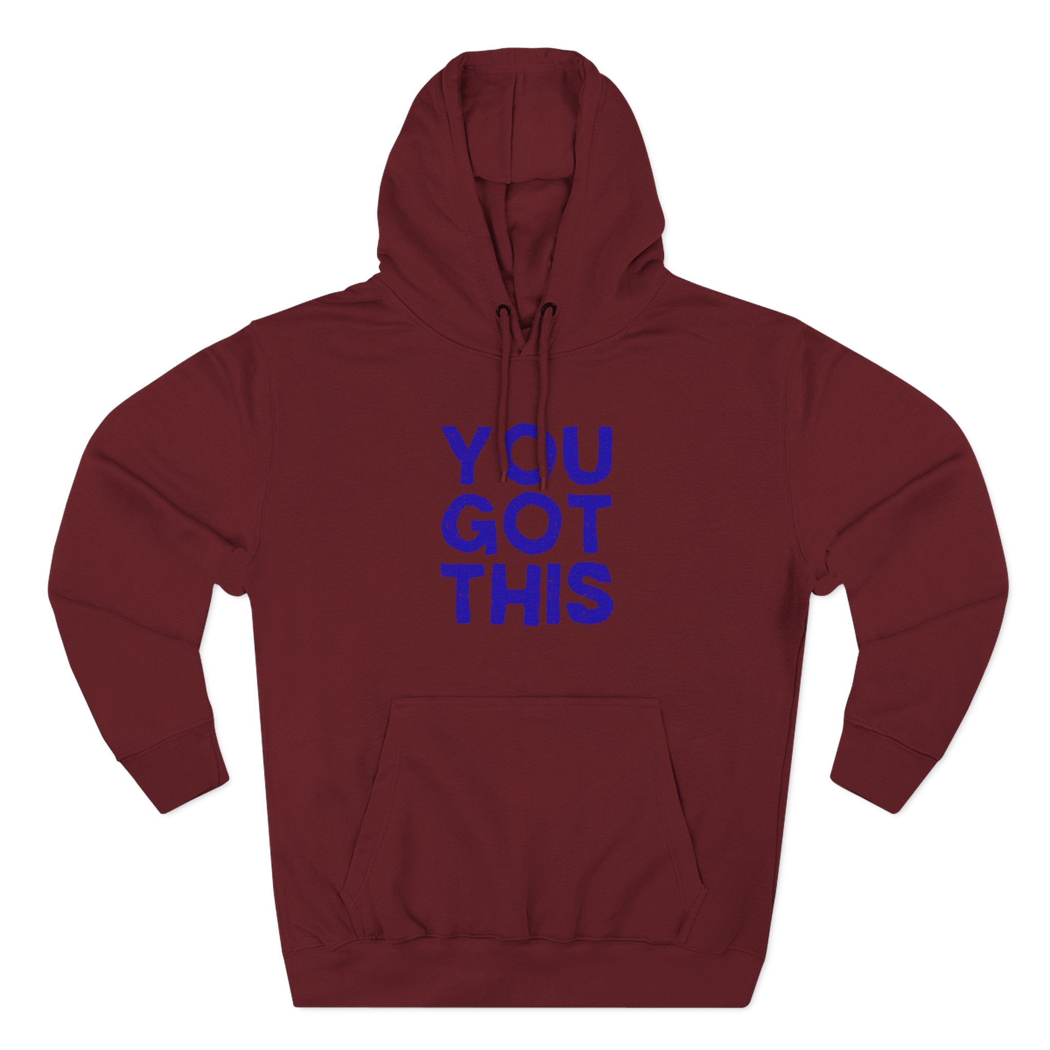 Motivational Fleece Hoodie - You Got This, Cozy Streetwear, Inspirational Sweatshirt, Gift for Encouragement, Comfy Casual Wear