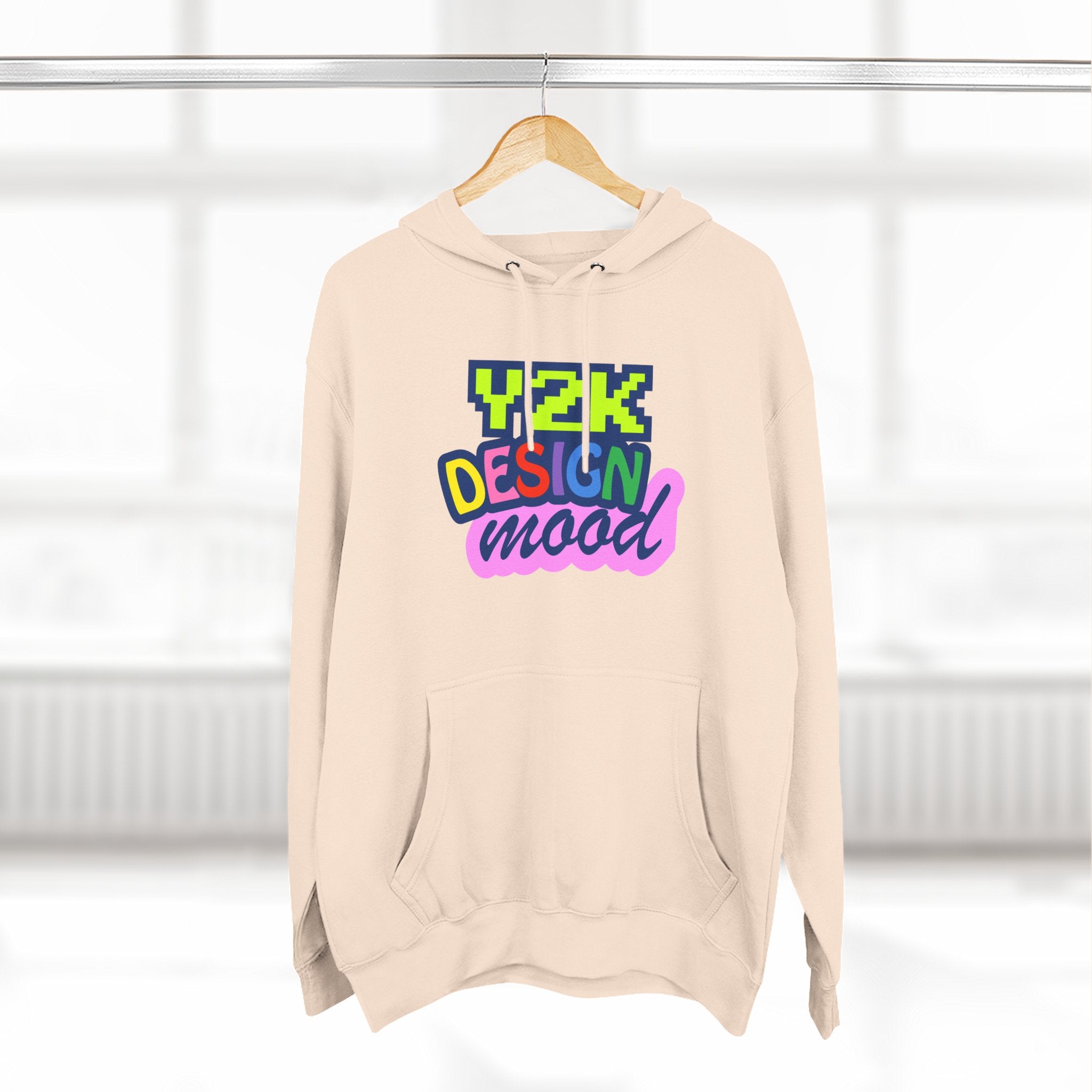 Y2K Style Fleece Hoodie, Graphic Hoodie, Retro Streetwear, Cozy Gift, Casual Fashion, Unique Designs