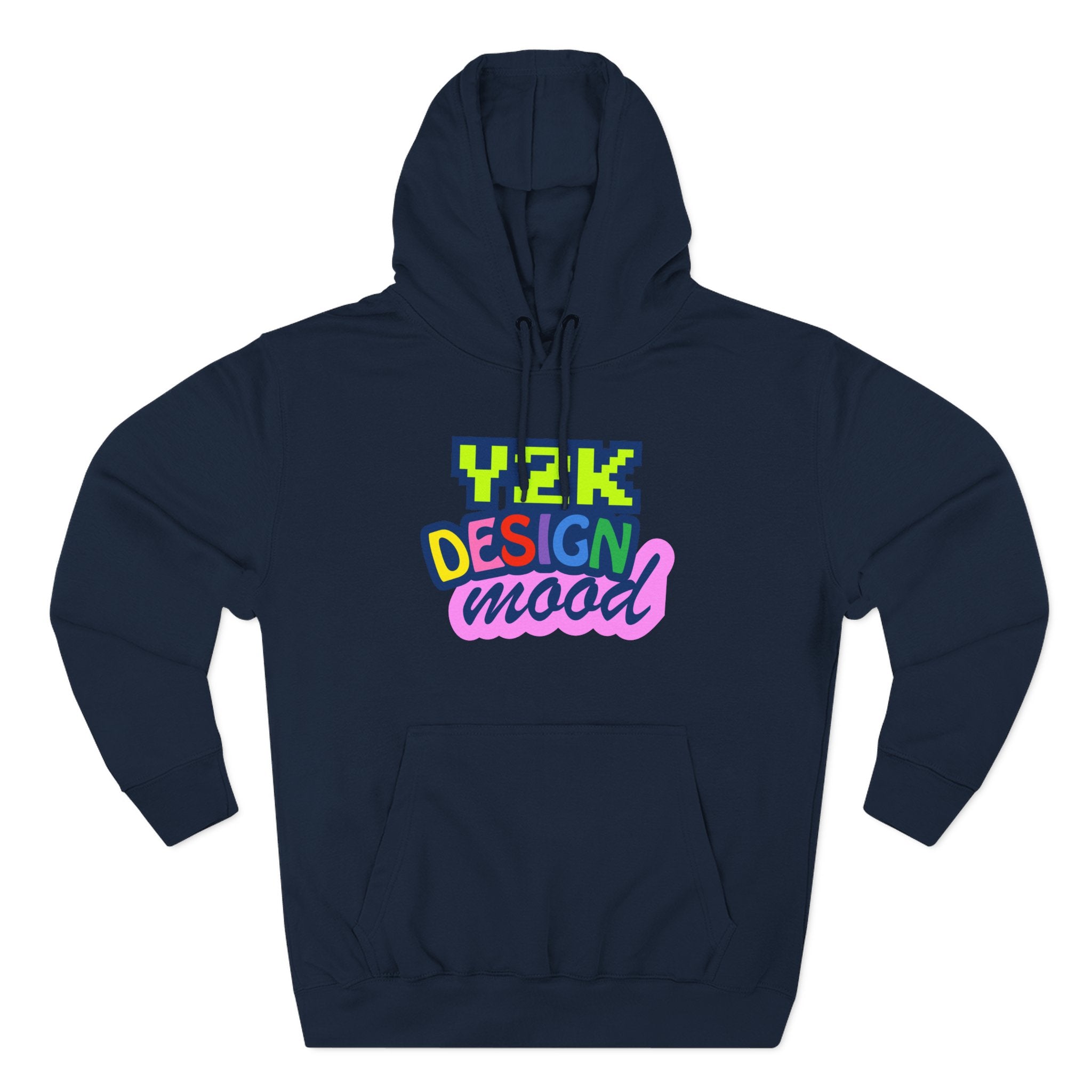 Y2K Style Fleece Hoodie, Graphic Hoodie, Retro Streetwear, Cozy Gift, Casual Fashion, Unique Designs