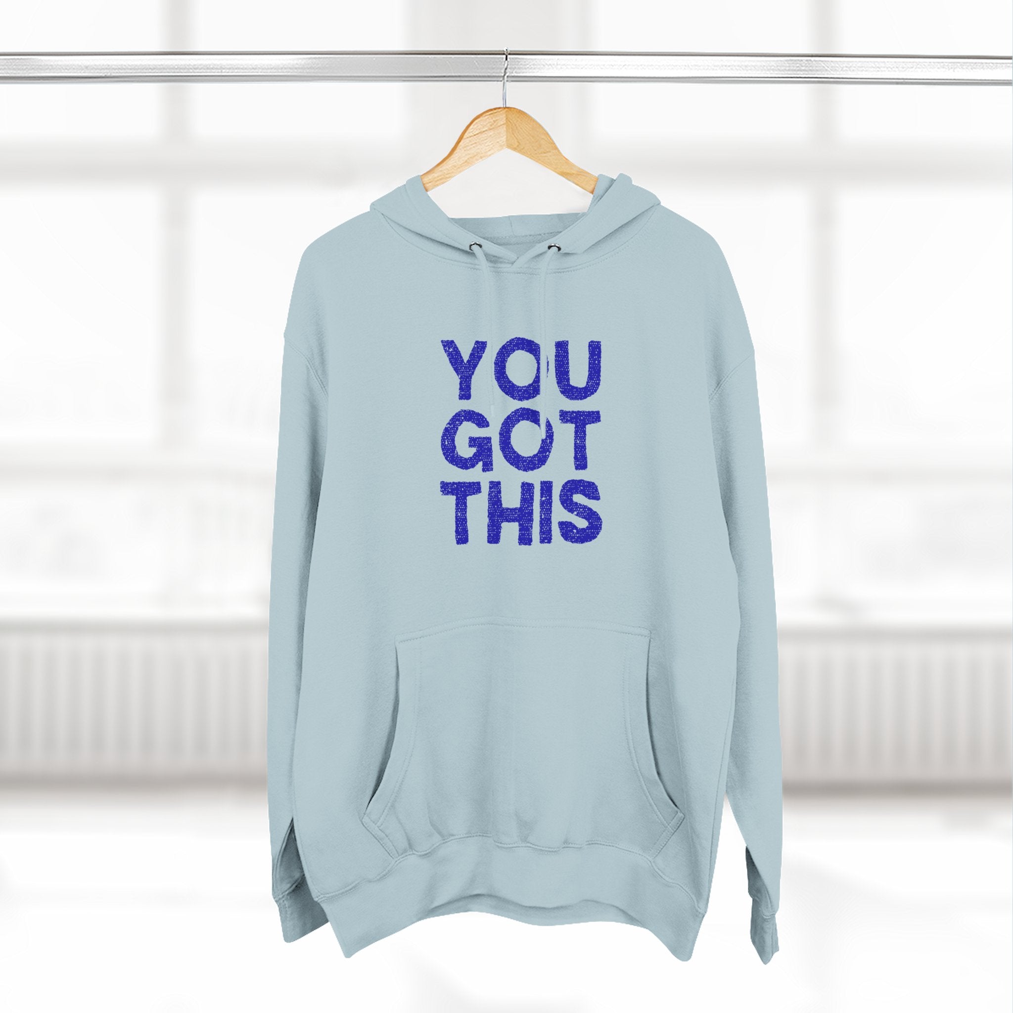 Motivational Fleece Hoodie - You Got This, Cozy Streetwear, Inspirational Sweatshirt, Gift for Encouragement, Comfy Casual Wear