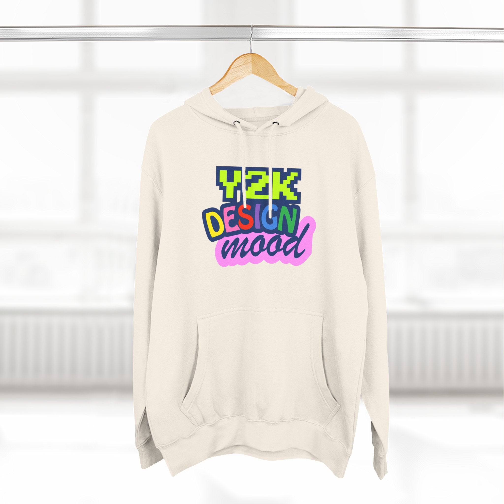 Y2K Style Fleece Hoodie, Graphic Hoodie, Retro Streetwear, Cozy Gift, Casual Fashion, Unique Designs