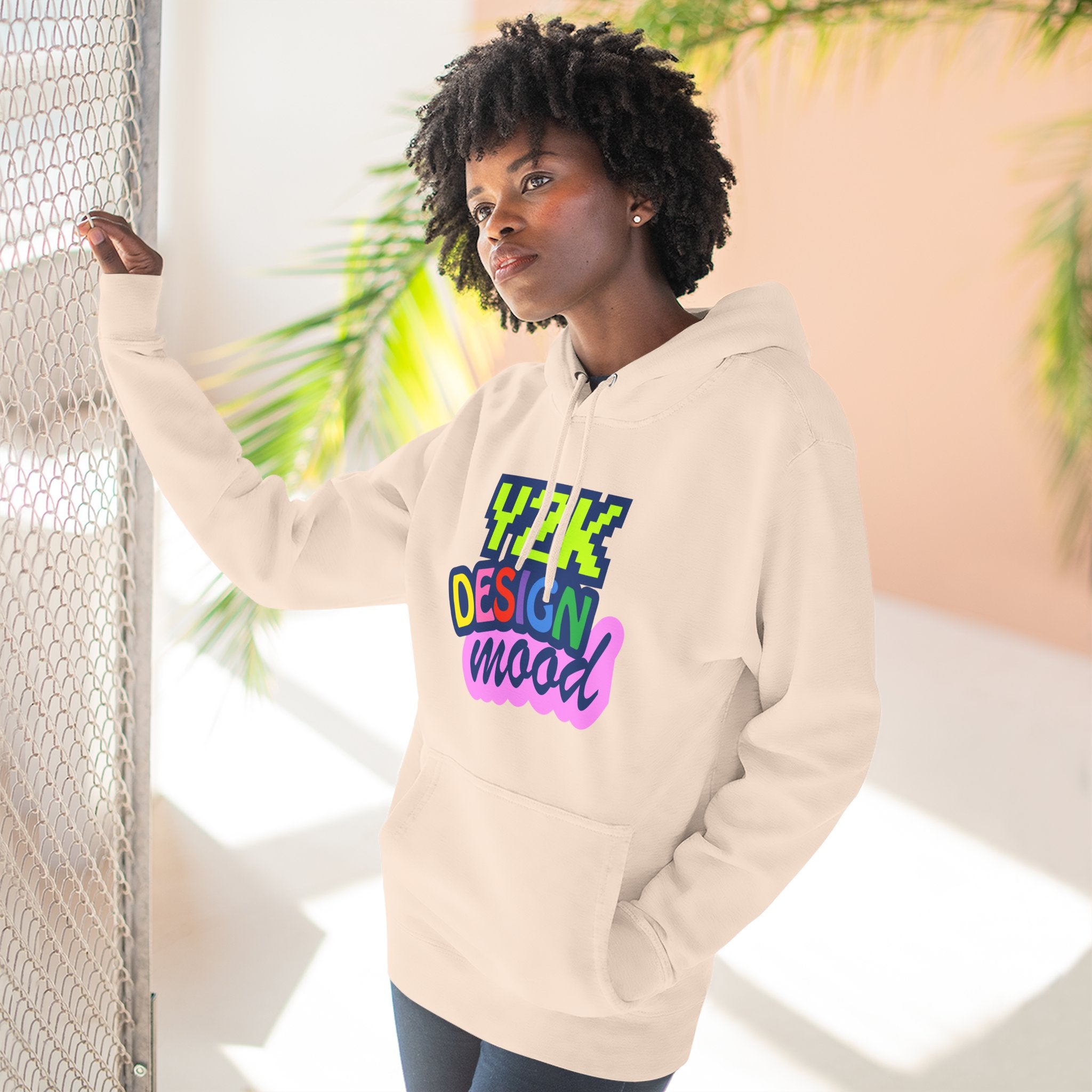 Y2K Style Fleece Hoodie, Graphic Hoodie, Retro Streetwear, Cozy Gift, Casual Fashion, Unique Designs