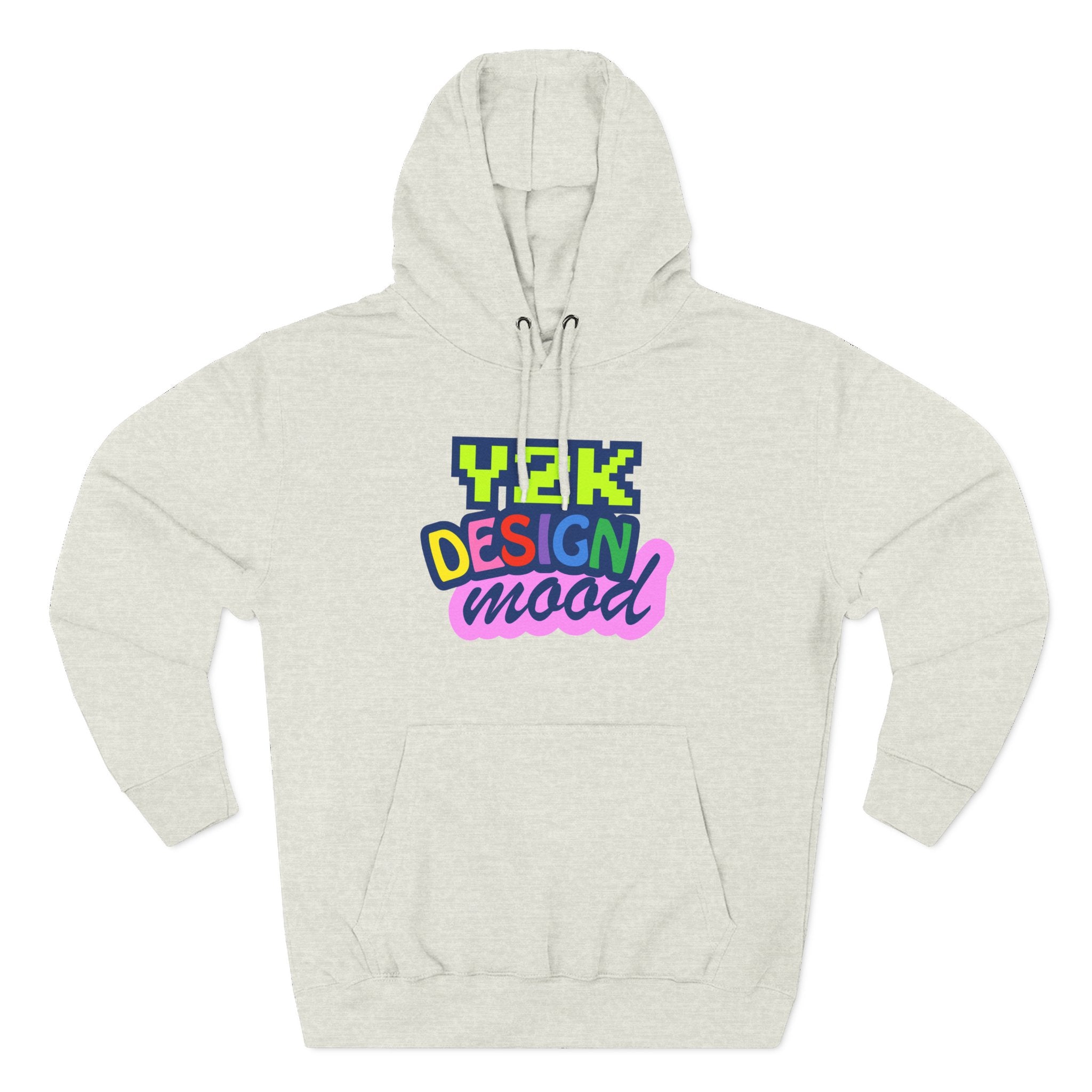 Y2K Style Fleece Hoodie, Graphic Hoodie, Retro Streetwear, Cozy Gift, Casual Fashion, Unique Designs