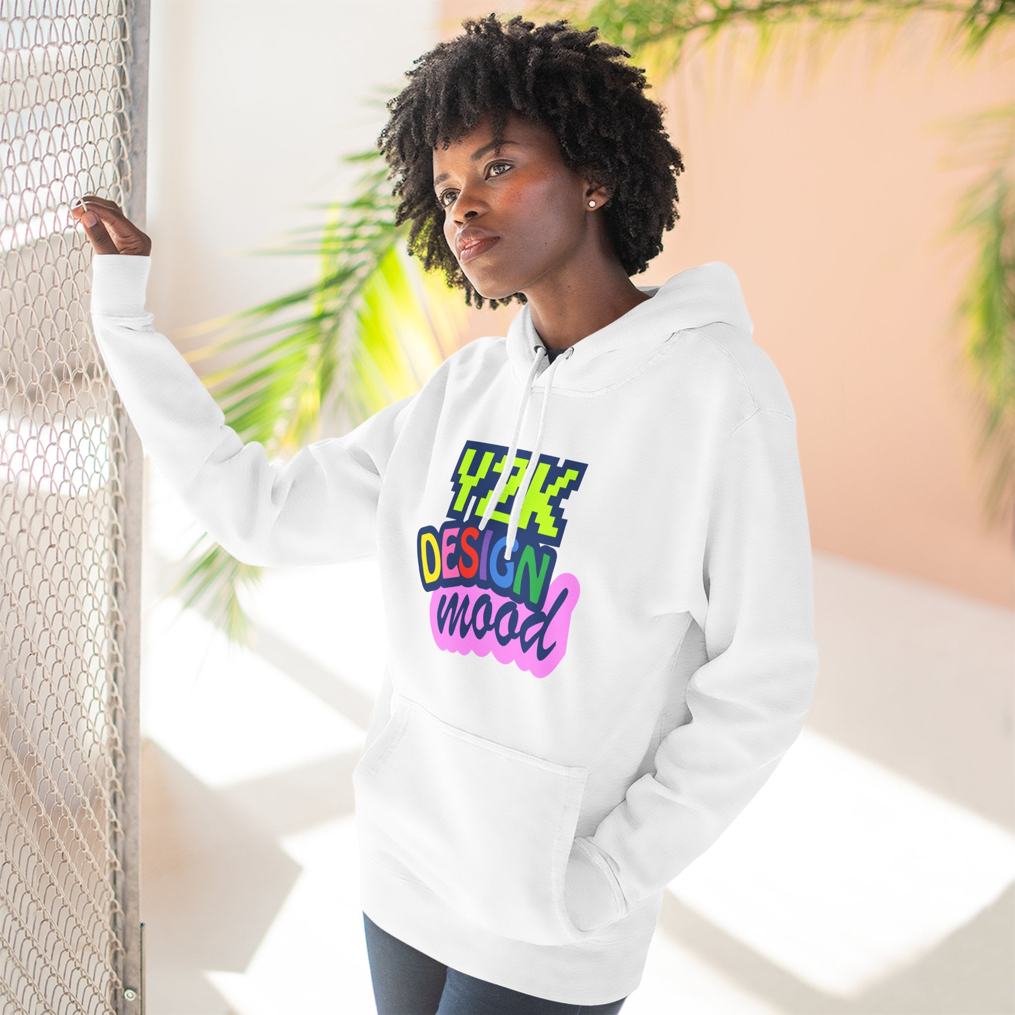 Y2K Style Fleece Hoodie, Graphic Hoodie, Retro Streetwear, Cozy Gift, Casual Fashion, Unique Designs