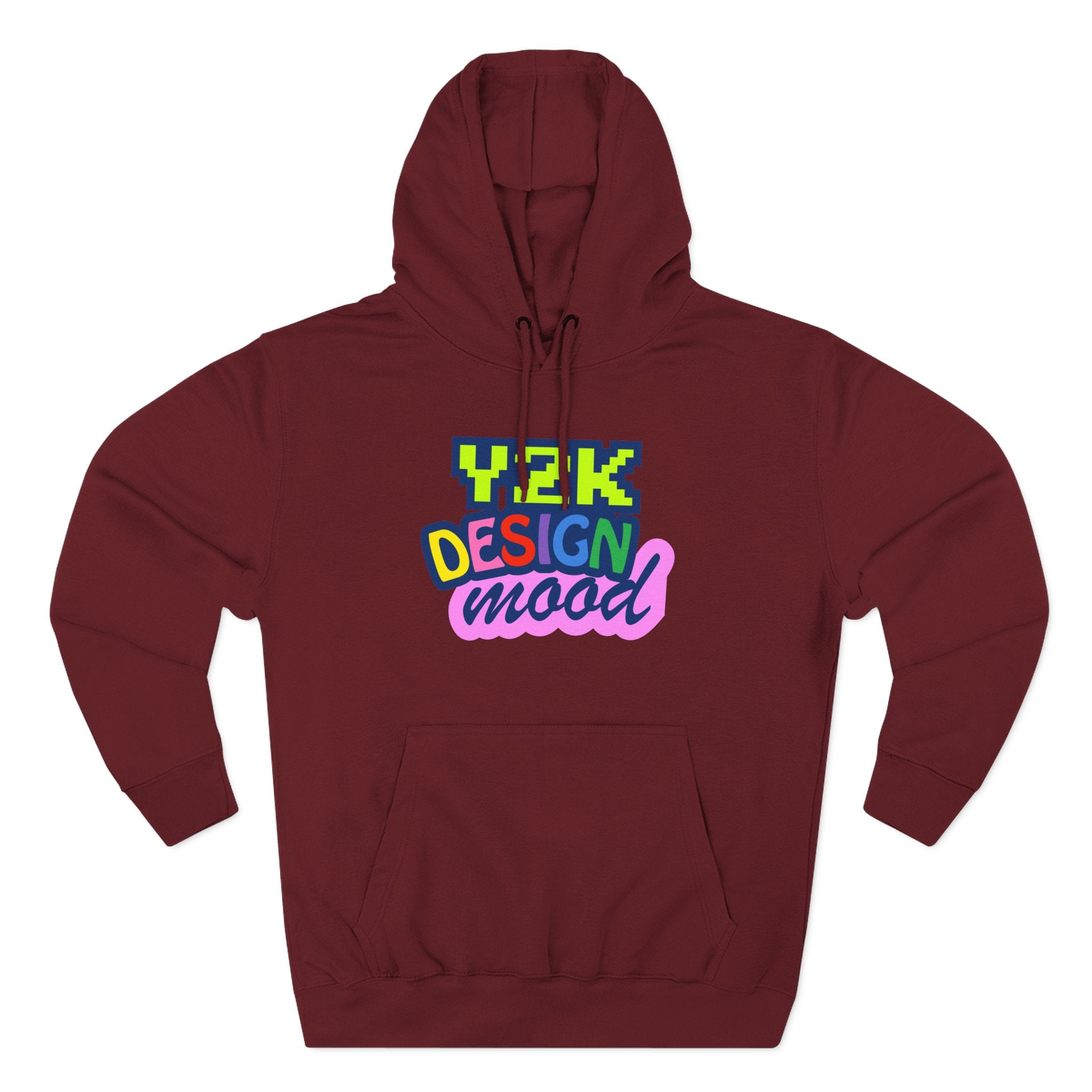Y2K Style Fleece Hoodie, Graphic Hoodie, Retro Streetwear, Cozy Gift, Casual Fashion, Unique Designs
