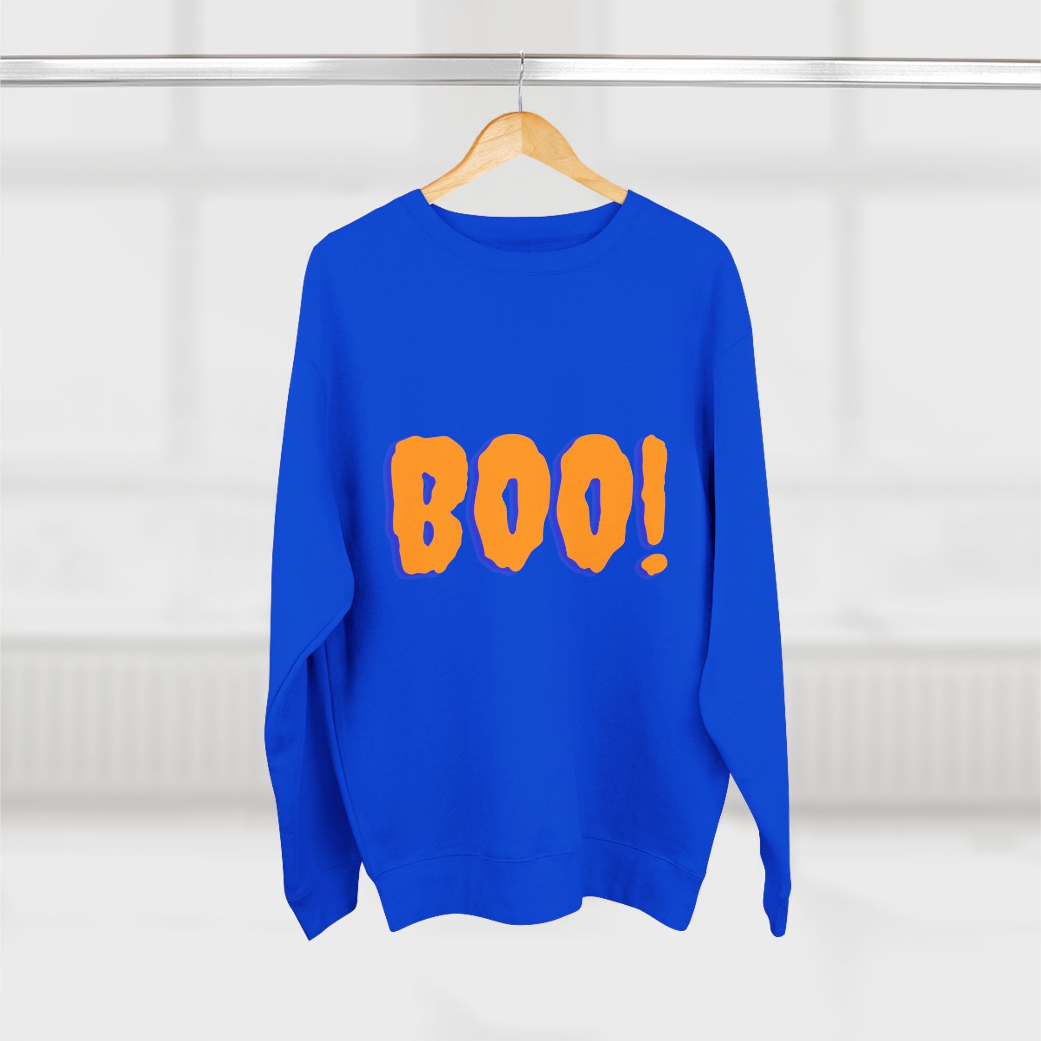 Halloween Boo Sweatshirt, Unisex Crewneck Pullover for Fall, Cute Halloween Apparel, Cozy Halloween Gift, Spooky Season Sweatshirt