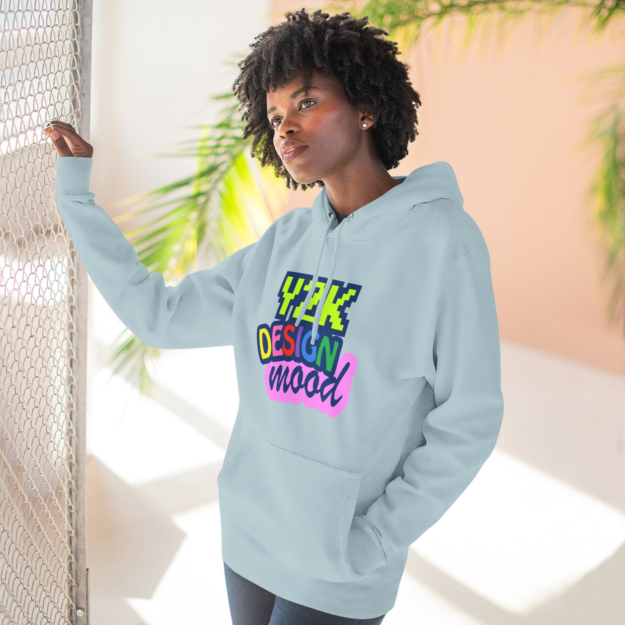 Y2K Style Fleece Hoodie, Graphic Hoodie, Retro Streetwear, Cozy Gift, Casual Fashion, Unique Designs