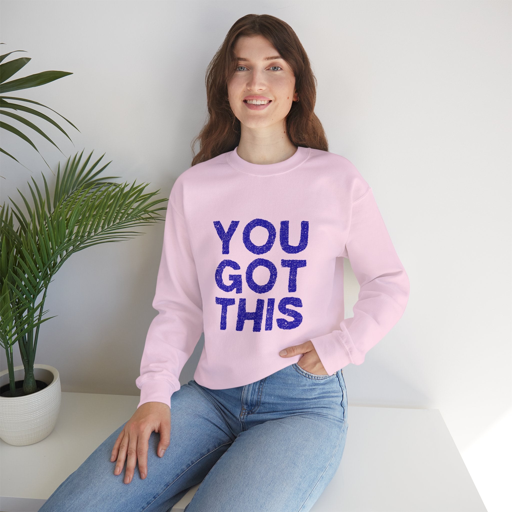 You Got This Crewneck Sweatshirt, Inspirational Gift, Motivational Sweater, Cozy Casual Wear, Unisex Hoodie Alternative