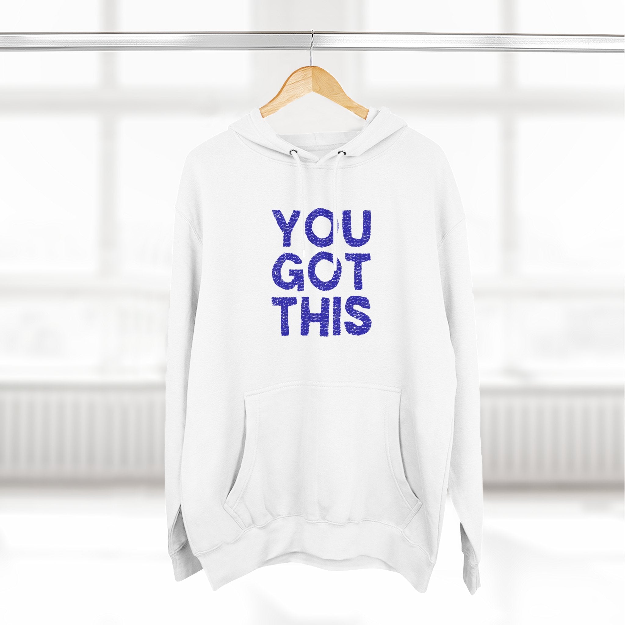 Motivational Fleece Hoodie - You Got This, Cozy Streetwear, Inspirational Sweatshirt, Gift for Encouragement, Comfy Casual Wear