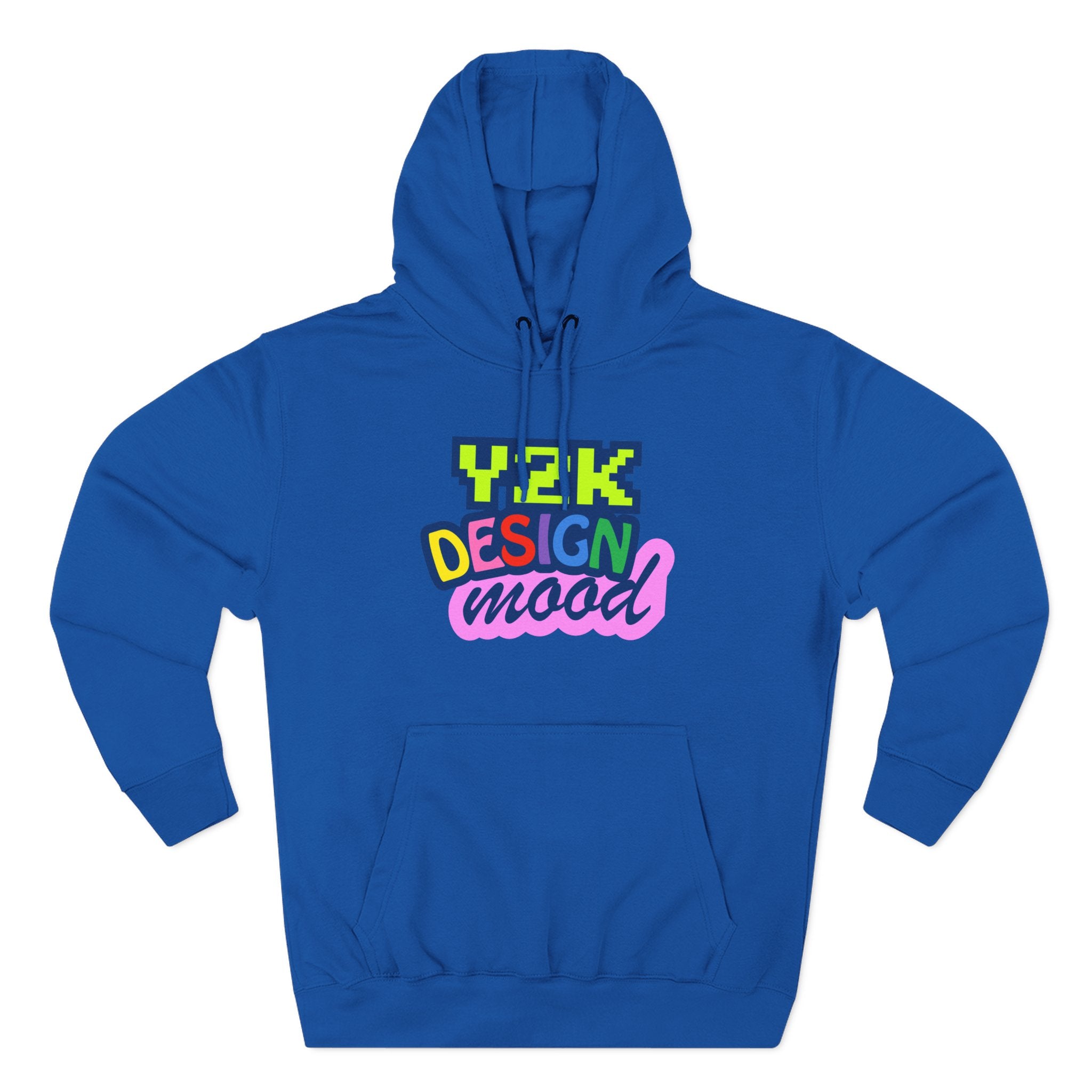 Y2K Style Fleece Hoodie, Graphic Hoodie, Retro Streetwear, Cozy Gift, Casual Fashion, Unique Designs