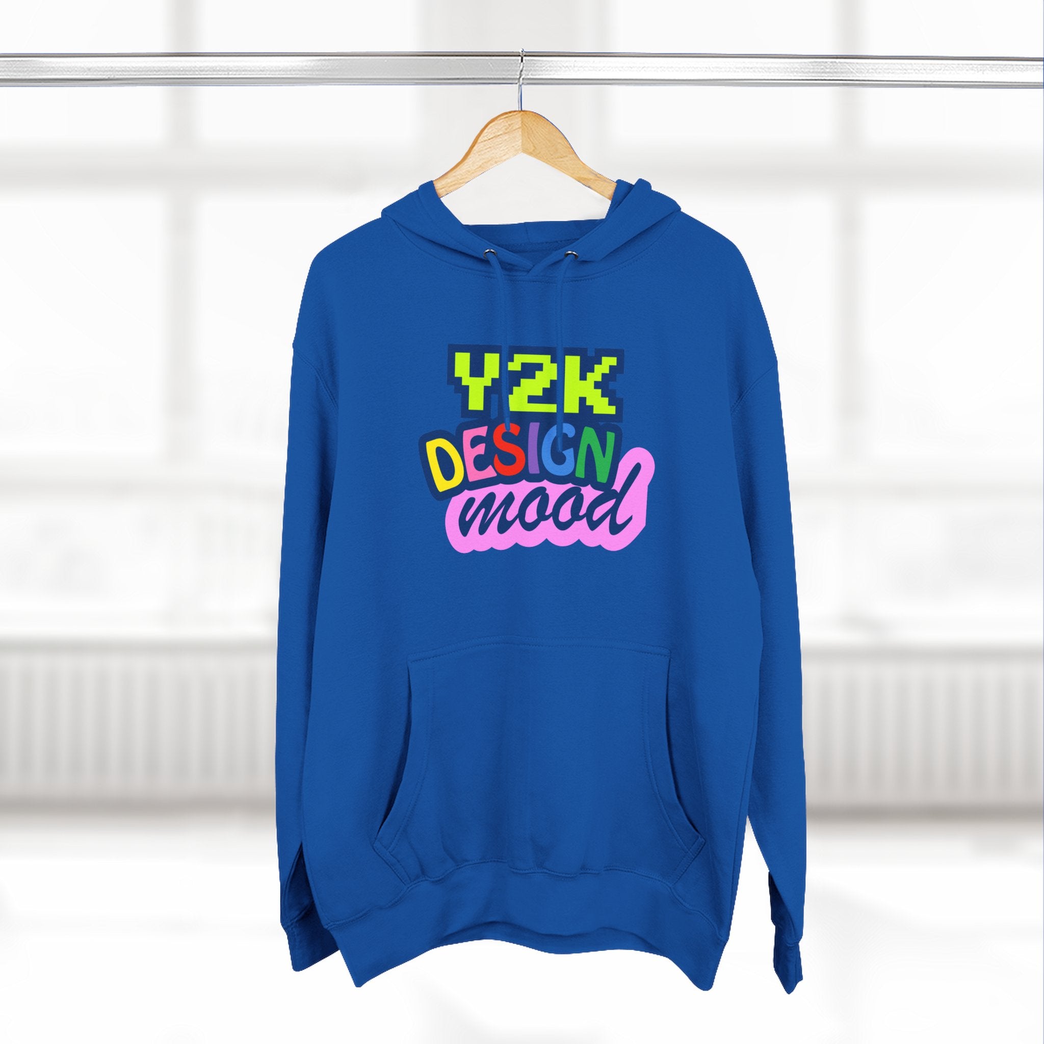 Y2K Style Fleece Hoodie, Graphic Hoodie, Retro Streetwear, Cozy Gift, Casual Fashion, Unique Designs