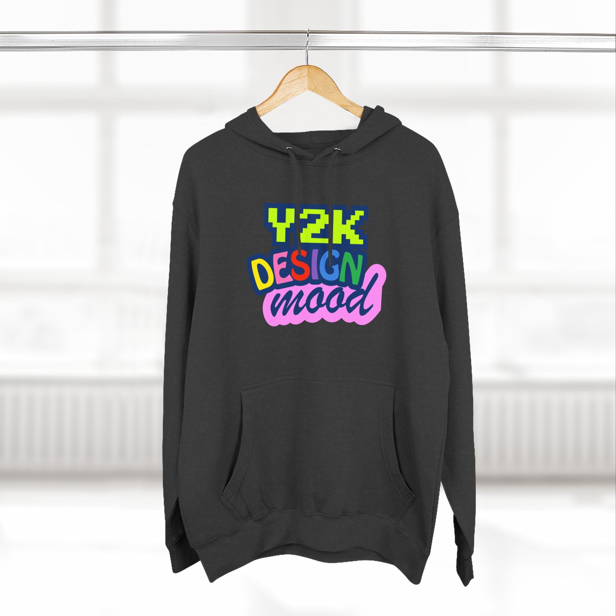 Y2K Style Fleece Hoodie, Graphic Hoodie, Retro Streetwear, Cozy Gift, Casual Fashion, Unique Designs