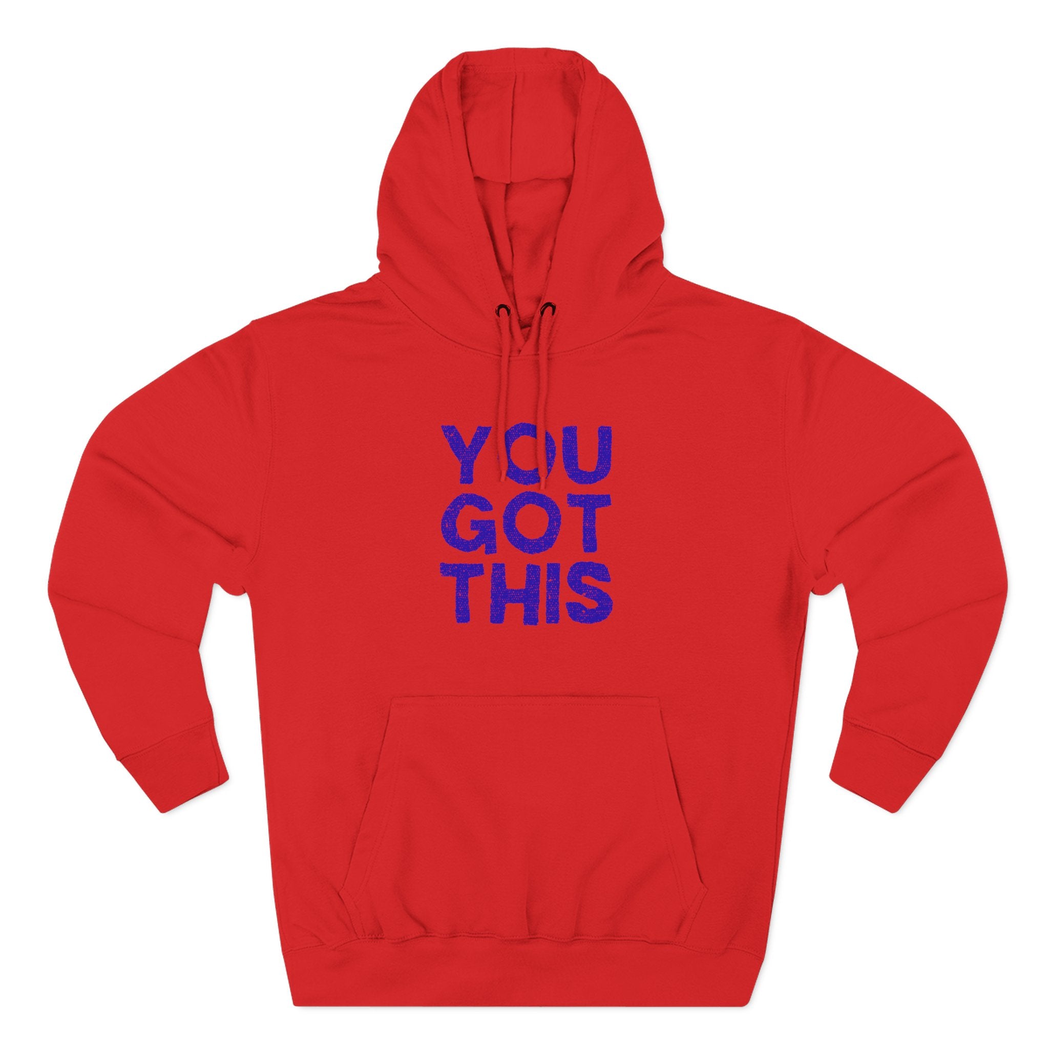 Motivational Fleece Hoodie - You Got This, Cozy Streetwear, Inspirational Sweatshirt, Gift for Encouragement, Comfy Casual Wear