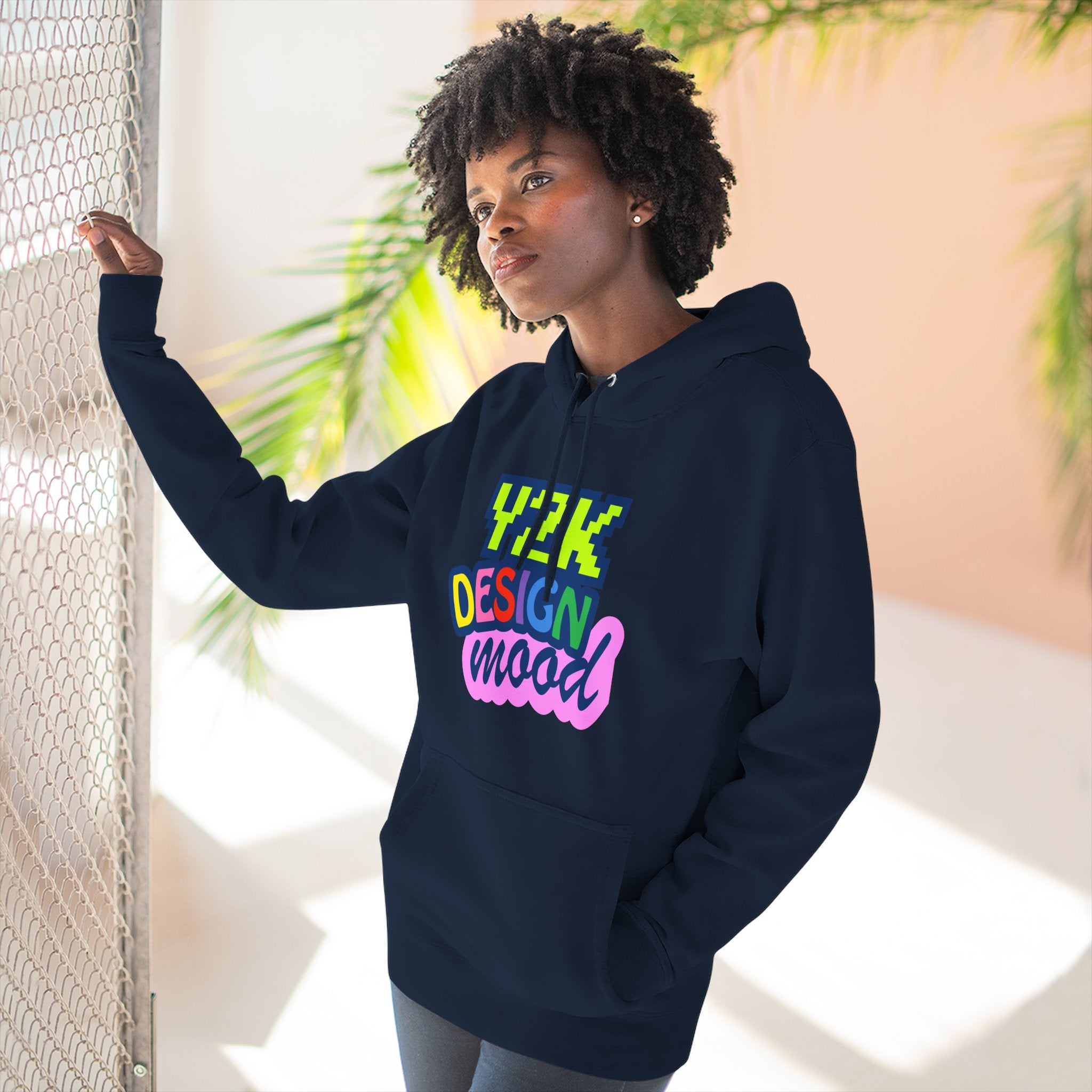 Y2K Style Fleece Hoodie, Graphic Hoodie, Retro Streetwear, Cozy Gift, Casual Fashion, Unique Designs
