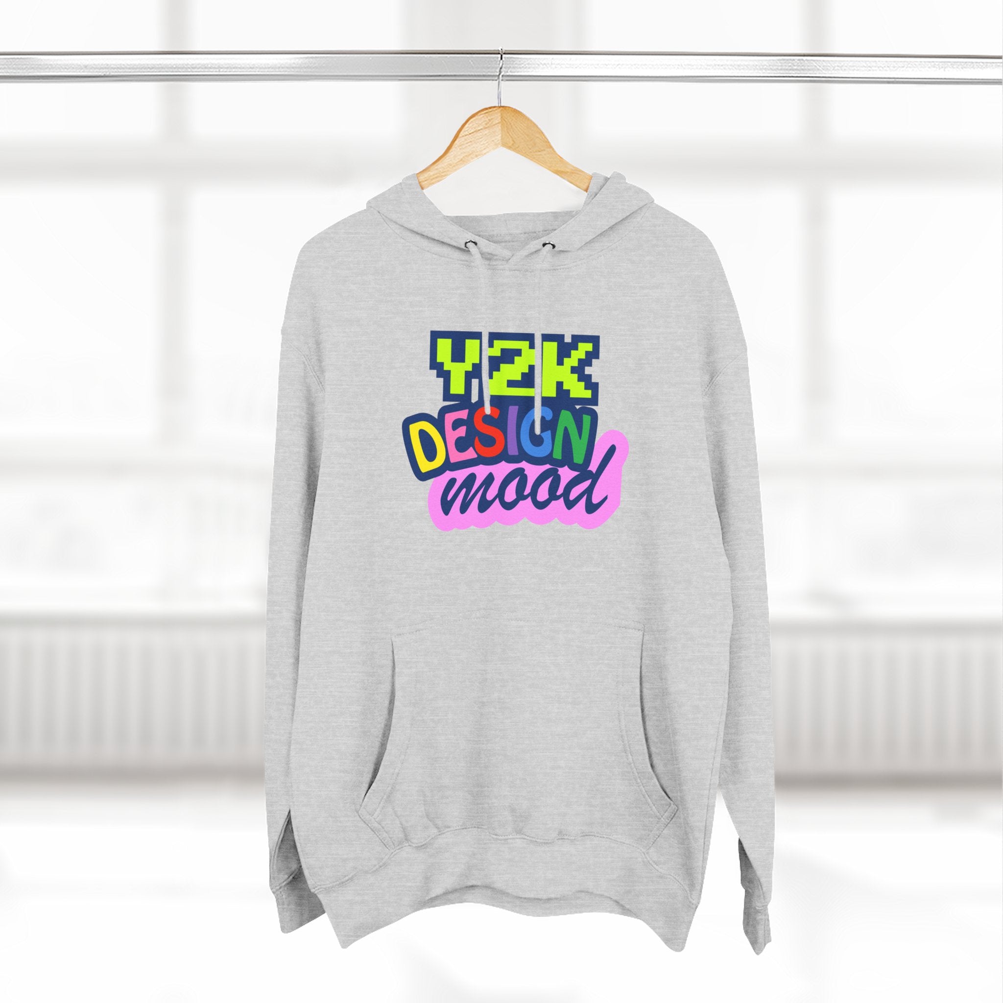 Y2K Style Fleece Hoodie, Graphic Hoodie, Retro Streetwear, Cozy Gift, Casual Fashion, Unique Designs