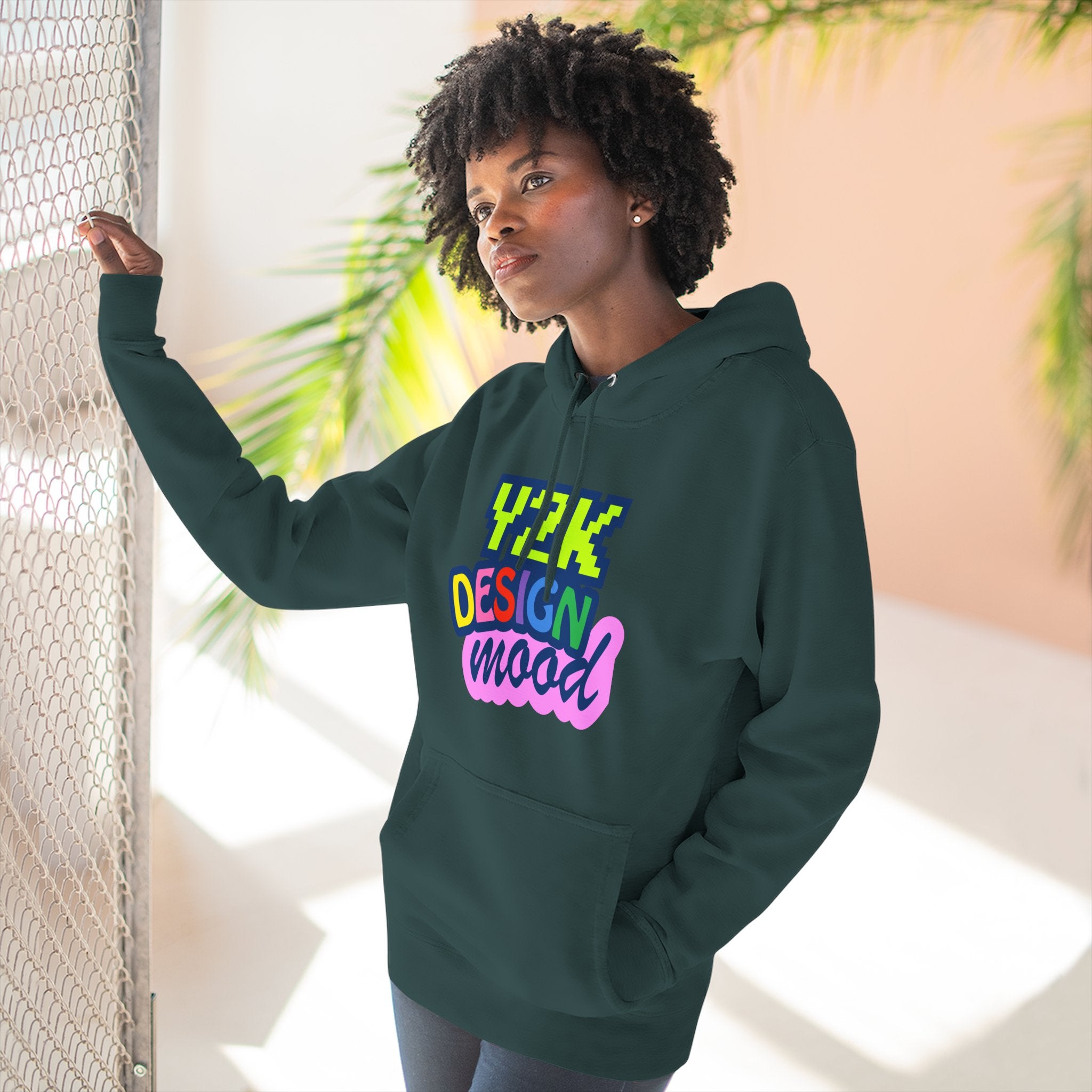 Y2K Style Fleece Hoodie, Graphic Hoodie, Retro Streetwear, Cozy Gift, Casual Fashion, Unique Designs