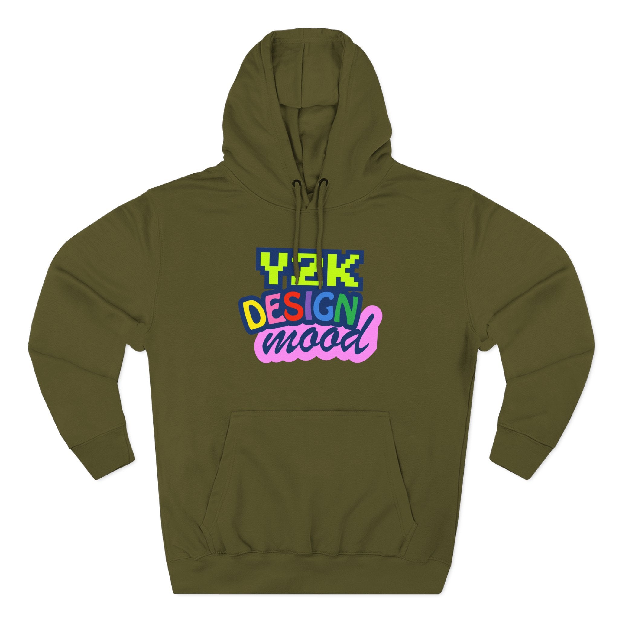 Y2K Style Fleece Hoodie, Graphic Hoodie, Retro Streetwear, Cozy Gift, Casual Fashion, Unique Designs
