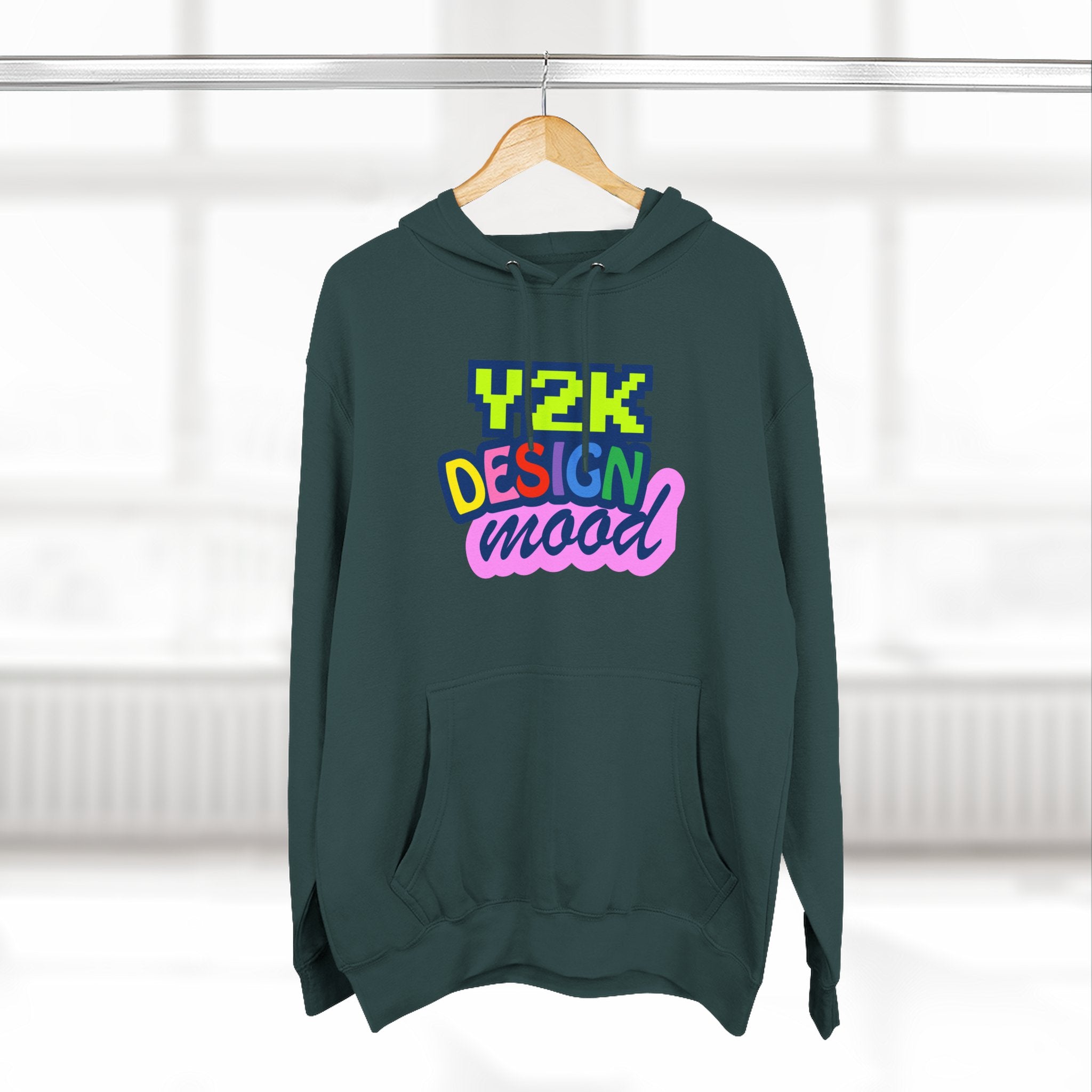 Y2K Style Fleece Hoodie, Graphic Hoodie, Retro Streetwear, Cozy Gift, Casual Fashion, Unique Designs