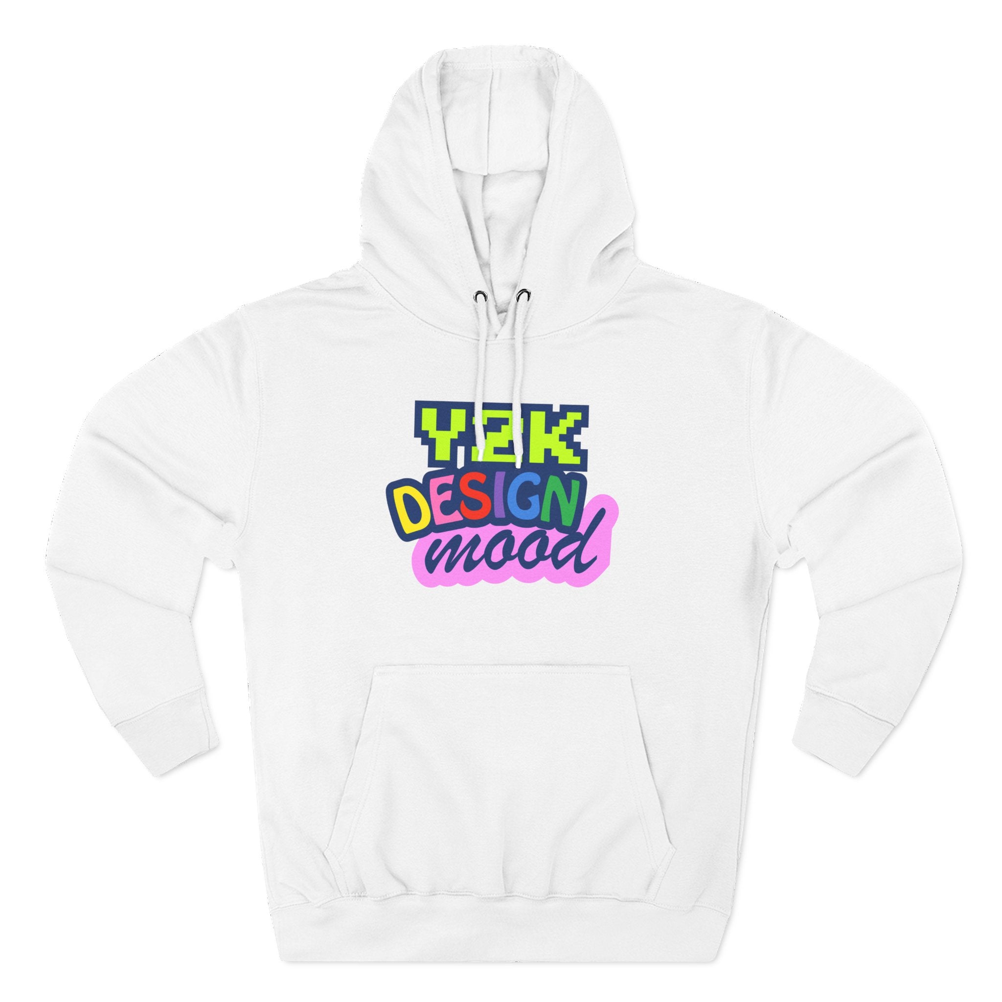 Y2K Style Fleece Hoodie, Graphic Hoodie, Retro Streetwear, Cozy Gift, Casual Fashion, Unique Designs